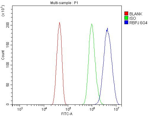 RBPJ Antibody in Flow Cytometry (Flow)