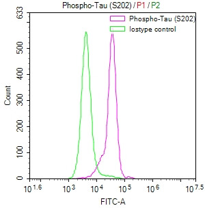 Phospho-Tau (Ser202) Antibody in Flow Cytometry (Flow)