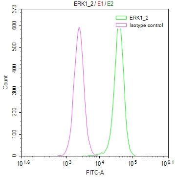 ERK1/ERK2 Antibody in Flow Cytometry (Flow)