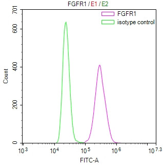 FGFR1 Antibody in Flow Cytometry (Flow)