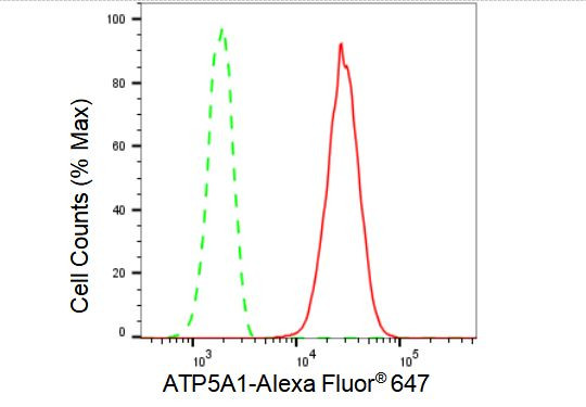 ATP5A1 Antibody in Flow Cytometry (Flow)