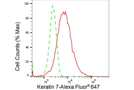 Cytokeratin 7 Antibody in Flow Cytometry (Flow)