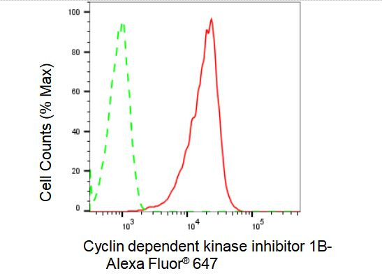 p27 Kip1 Antibody in Flow Cytometry (Flow)