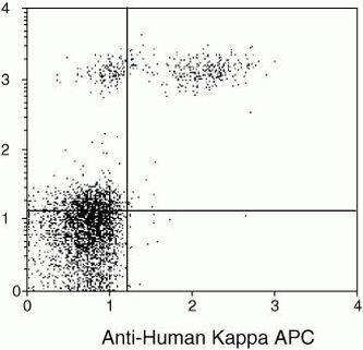 Human Kappa Light Chain Secondary Antibody in Flow Cytometry (Flow)