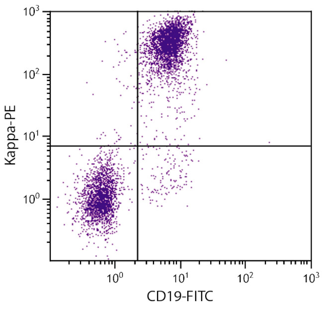 Mouse Kappa Light Chain Secondary Antibody in Flow Cytometry (Flow)