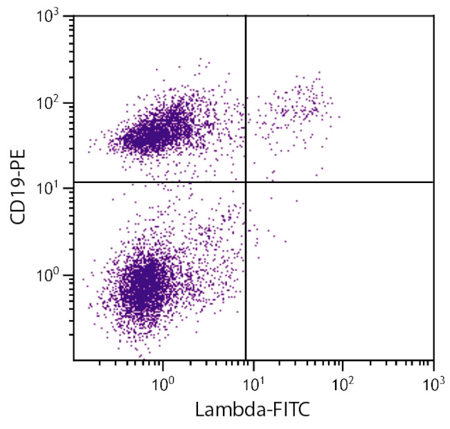 Mouse Lambda Light Chain Secondary Antibody in Flow Cytometry (Flow)