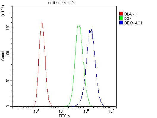 DDX4 Antibody in Flow Cytometry (Flow)