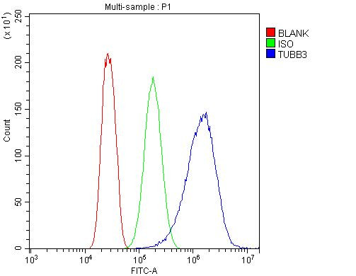 Beta III Tubulin Antibody in Flow Cytometry (Flow)