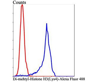 Histone H3 (di-methyl K4) Antibody in Flow Cytometry (Flow)