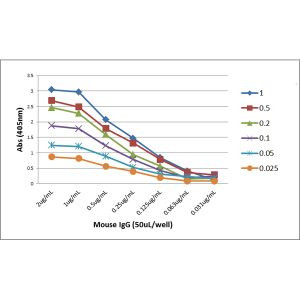 Mouse IgG (H+L) Secondary Antibody in ELISA (ELISA)