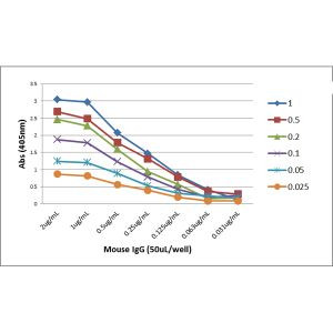 Mouse IgG (H+L) Secondary Antibody in ELISA (ELISA)