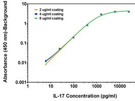 IL17 (IL17A) Antibody in ELISA (ELISA)