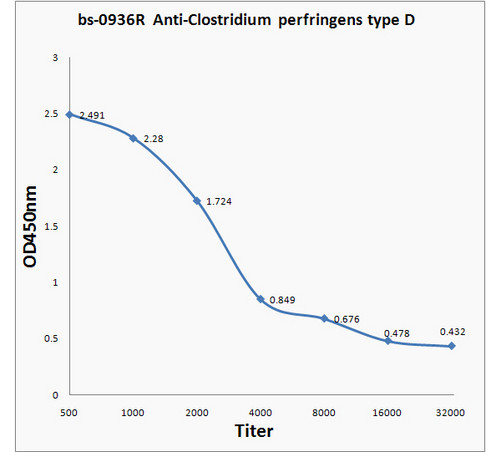 Clostridium perfringens type D Antibody in ELISA (ELISA)