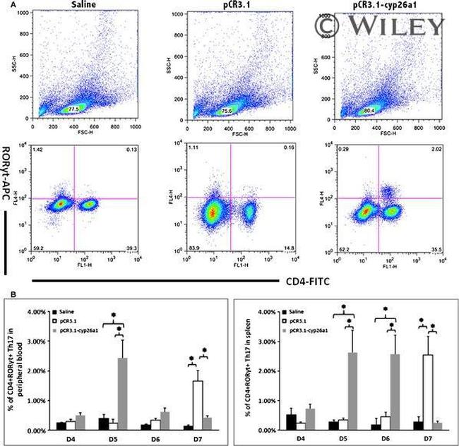 ROR gamma (t) Antibody in Flow Cytometry (Flow)