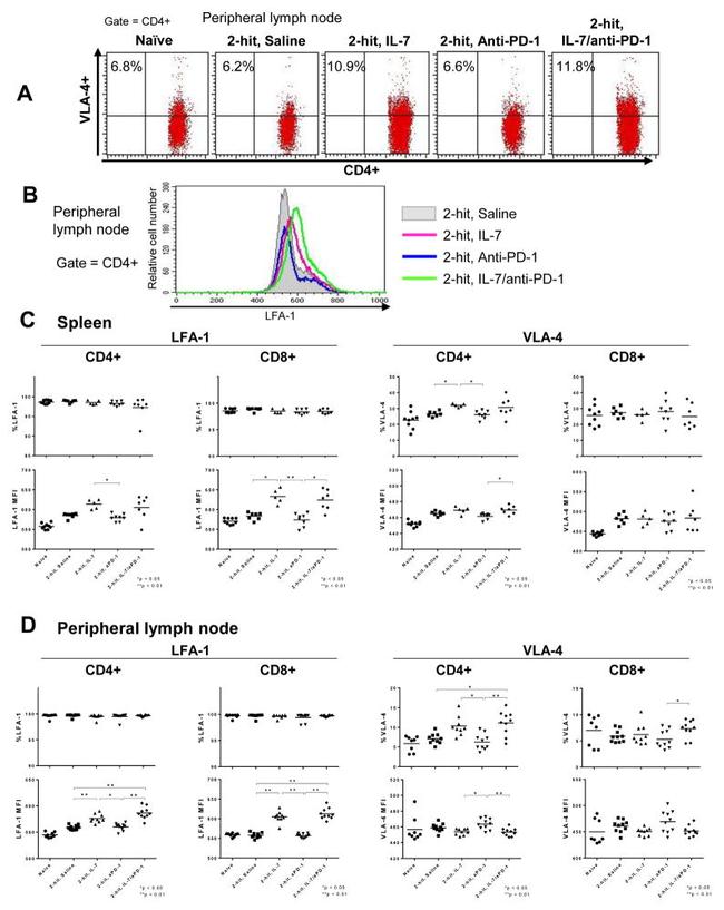 CD49d (Integrin alpha 4) Antibody in Flow Cytometry (Flow)