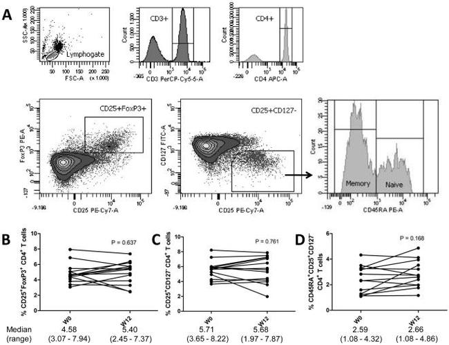 FOXP3 Antibody in Flow Cytometry (Flow)