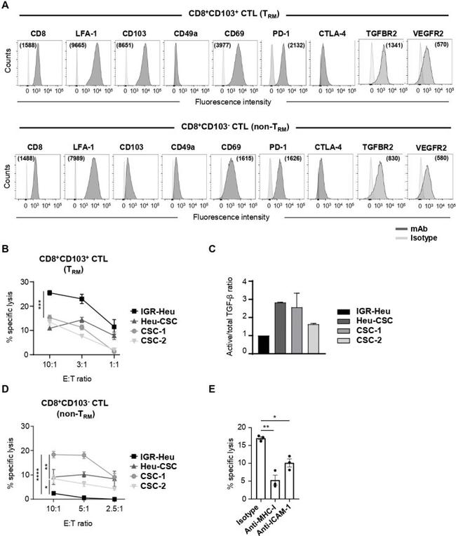 CD49a (Integrin alpha 1) Antibody in Flow Cytometry (Flow)